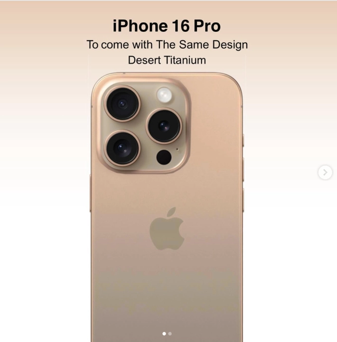 iphone 16 pro max vàng sa mạc